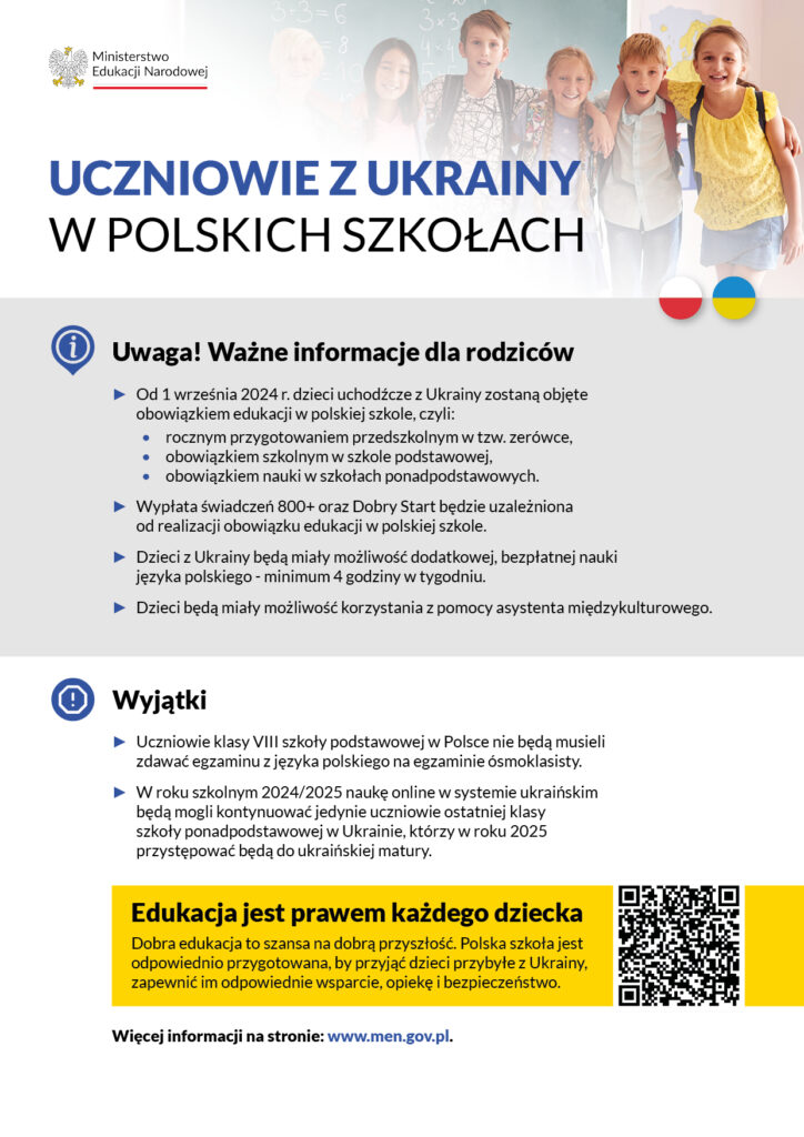 INFORMACJA DLA RODZICÓW