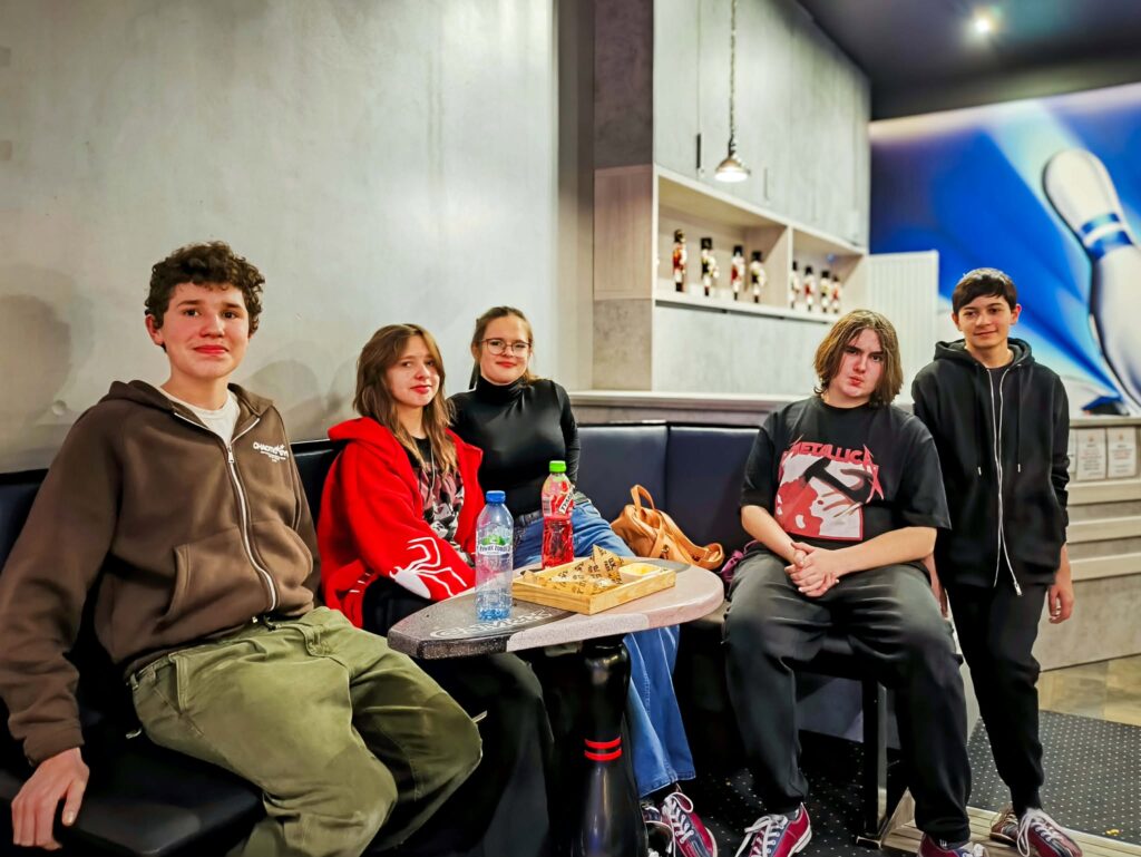 klasa 8 na lodowisku i kręgielni