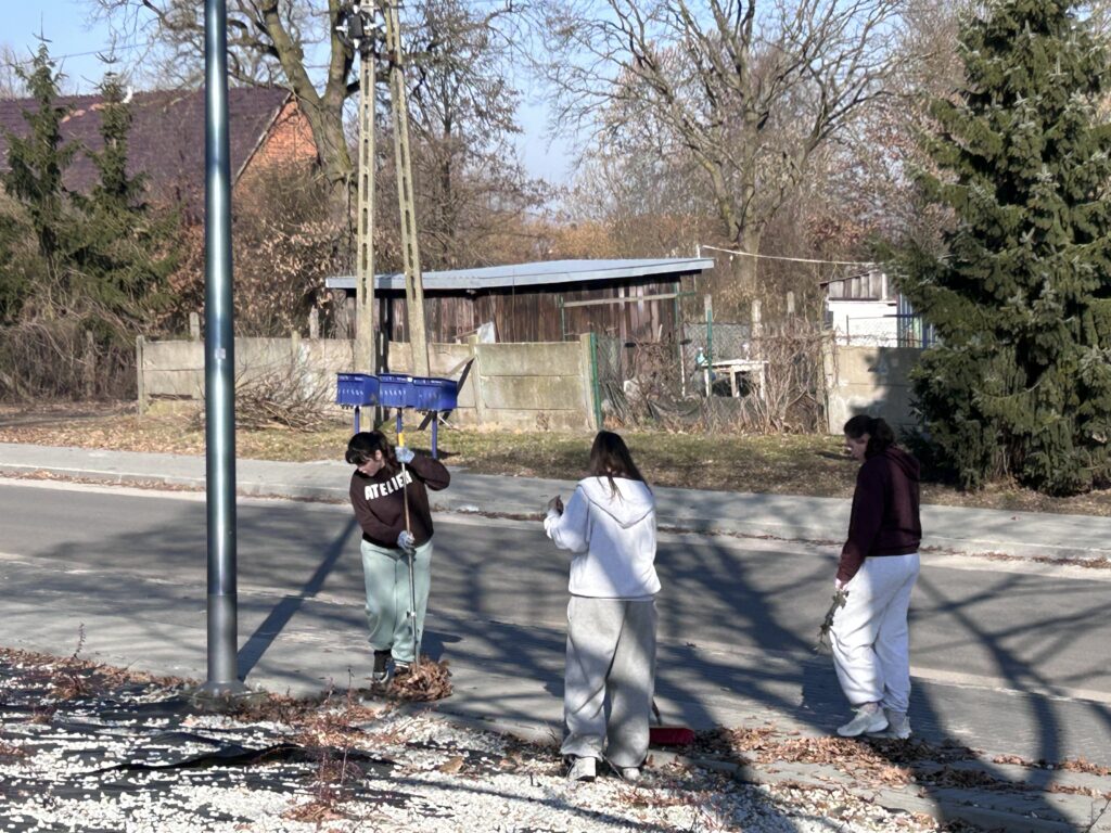Czyn społecznym przy Centrum Usług Społecznych Roszarnia.