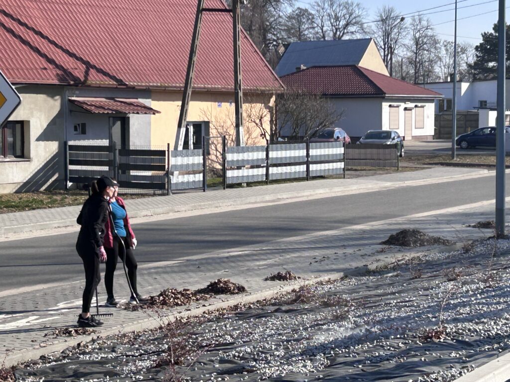Czyn społecznym przy Centrum Usług Społecznych Roszarnia.