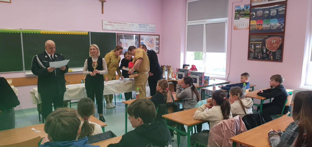 Ogólnopolski Turniej Wiedzy Pożarniczy „Młodzież zapobiega pożarom” – etap gminny