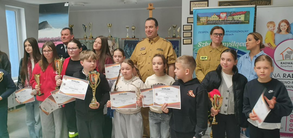 Ogólnopolski Turniej Wiedzy Pożarniczy „Młodzież zapobiega pożarom” – etap gminny