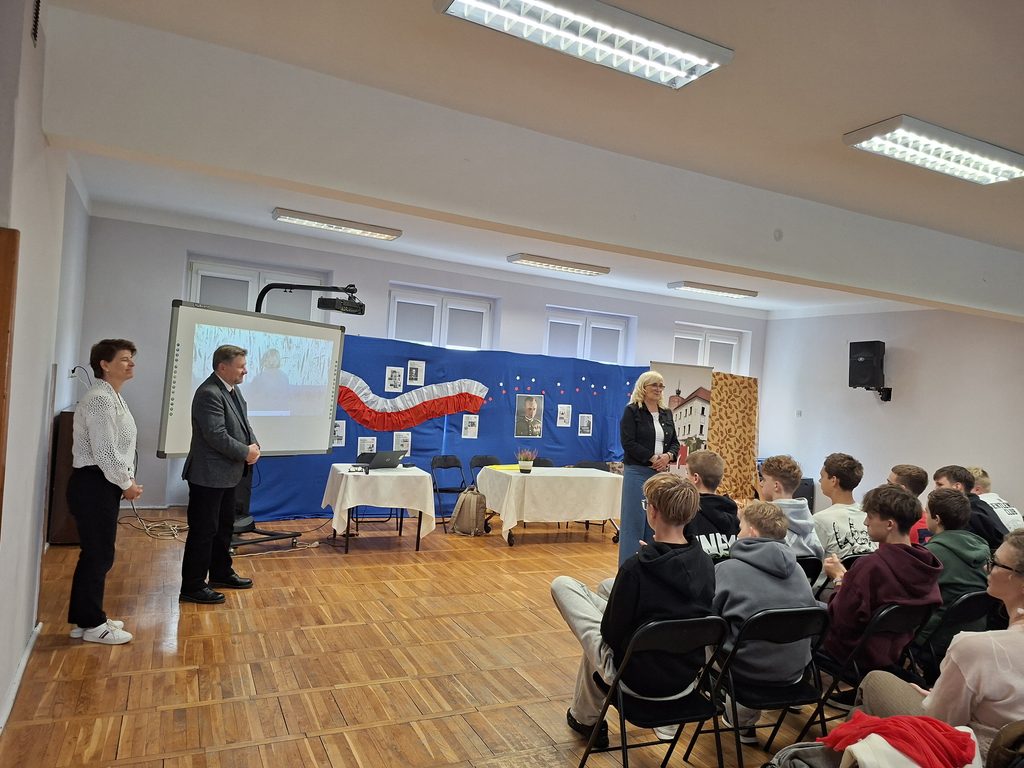 spotkanie z wyjątkowym gościem w ramach projektu „Witold Pilecki”.