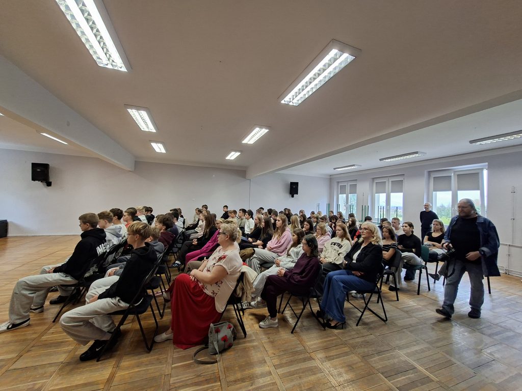 spotkanie z wyjątkowym gościem w ramach projektu „Witold Pilecki”.